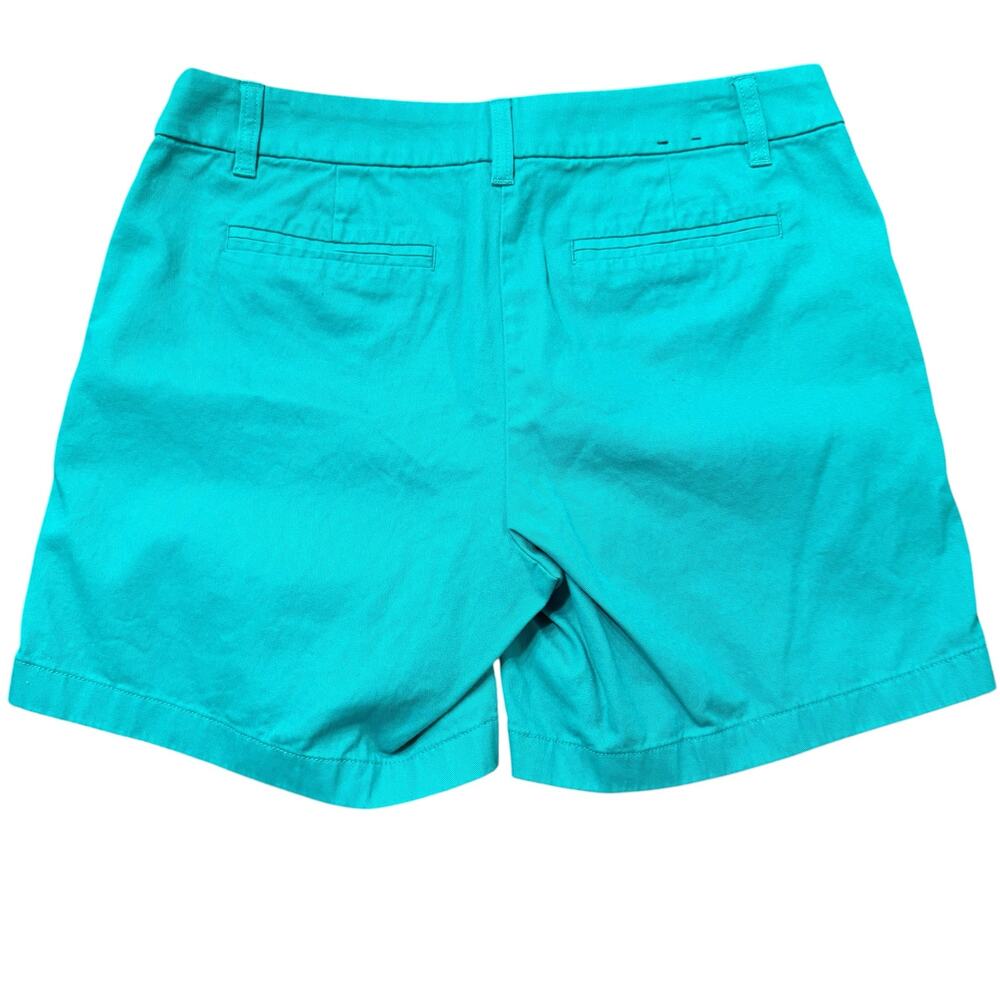 J Crew women’s Kelly green chino shorts, 7” inseam, pockets, Size 8 - Picture 4 of 6